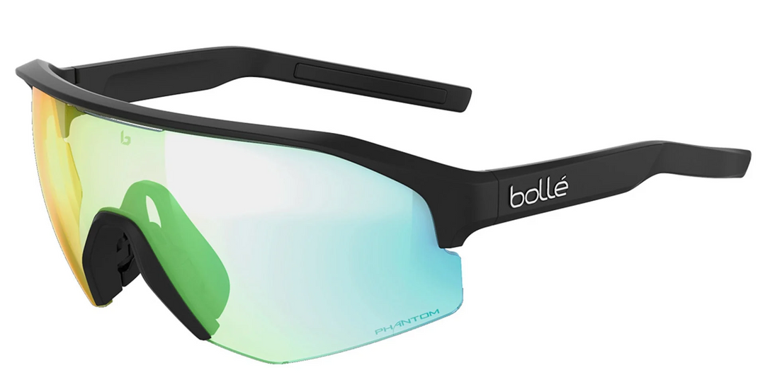 Bolle LIGHTSHIFTER XL Sunglasses - MATTE BLACK / PHANTOM GREEN