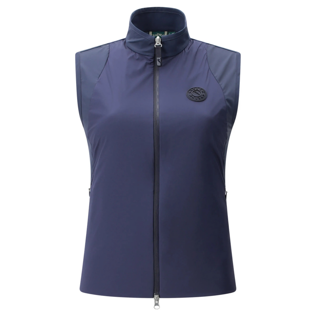 Chervo Women's ELLE Full-Zip Lightweight Wind Vest - NAVY
