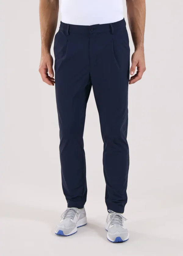 Chervò Men's SCISSORS 4-Way Stretch Print Pant - NAVY