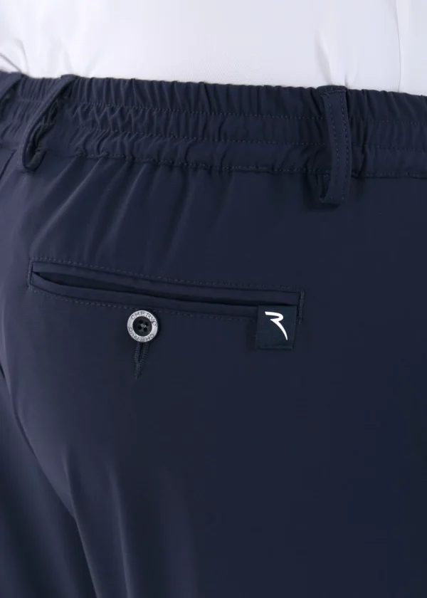 Chervò Men's SCISSORS 4-Way Stretch Print Pant - NAVY