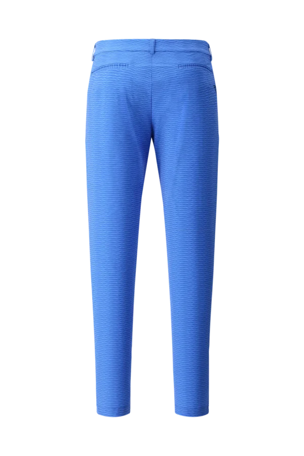 Chervò Men's START 4-Way Stretch Antler Print Pant - BLUE FANTASY
