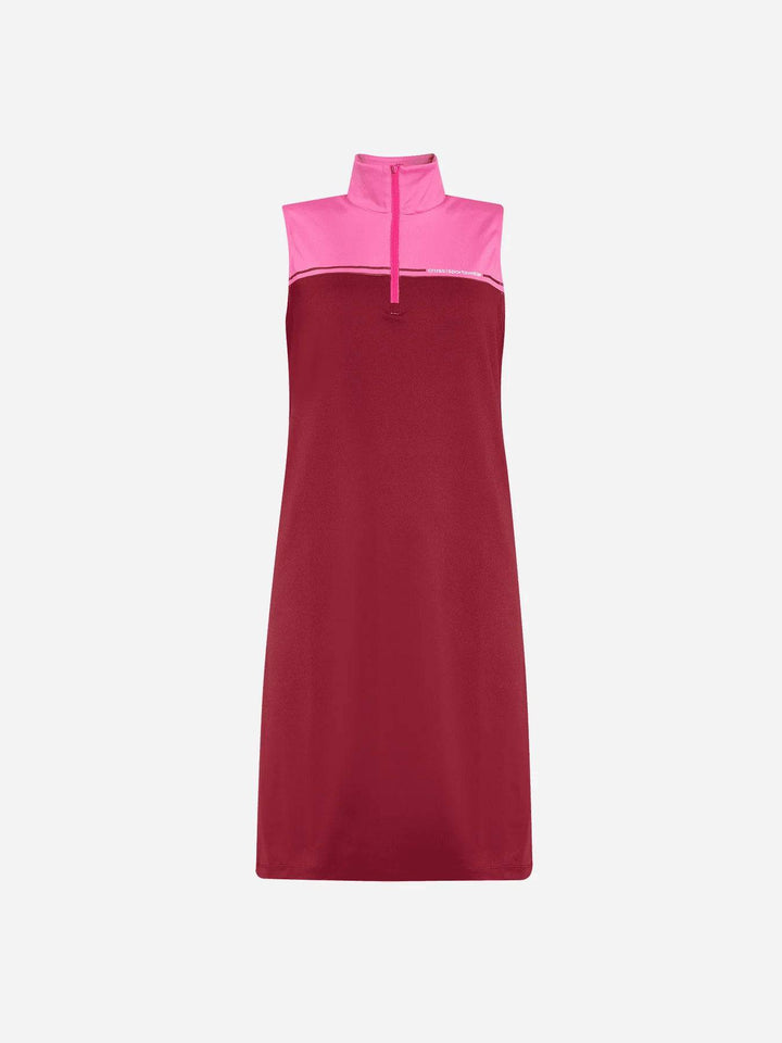 Cross Sportswear Womens Turtle Dress Sleeveless - HEATHER