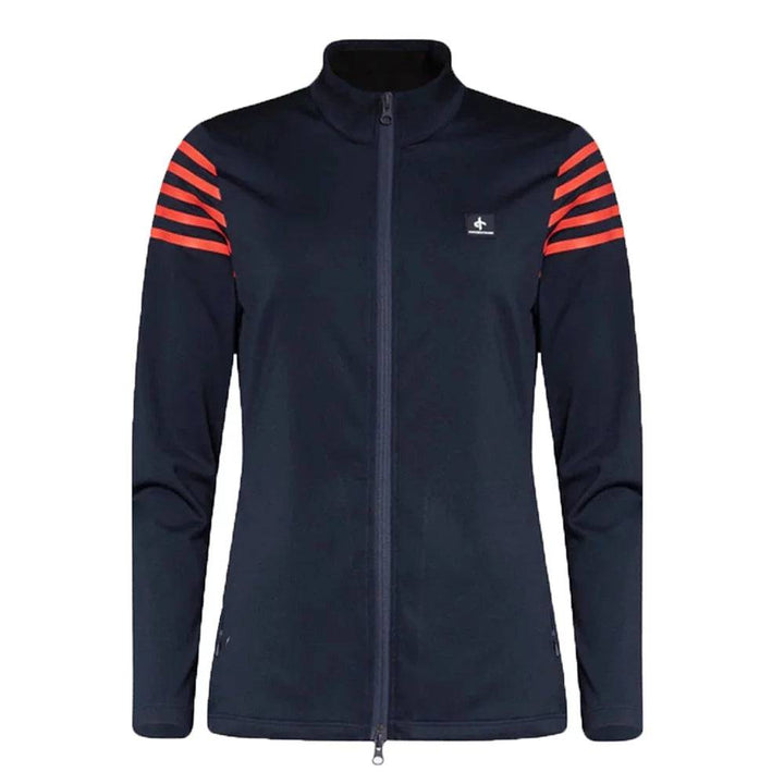 Cross Sportswear Womens Sporty Full Zip  - NAVY