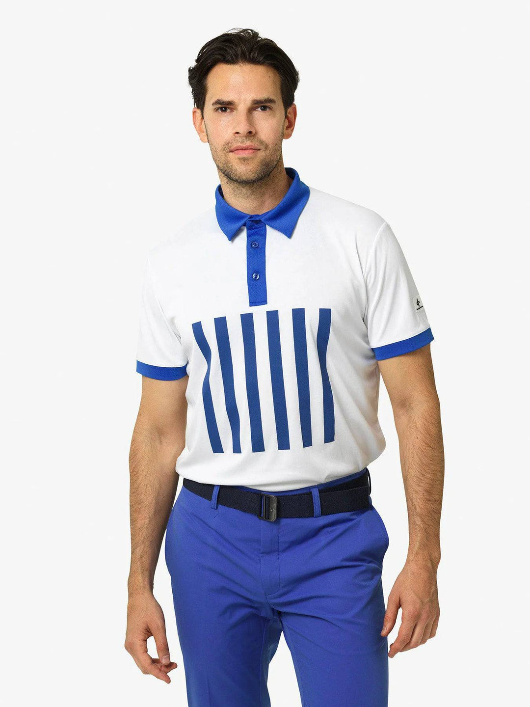 Cross Sportswear Mens Fence Polo - WHITE
