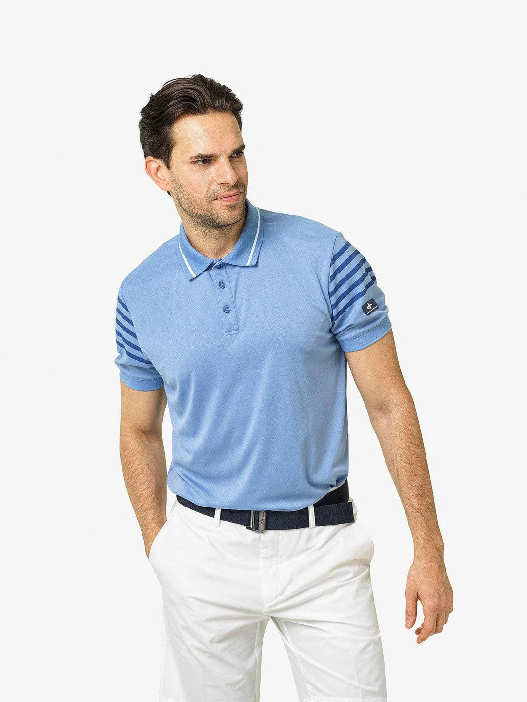 Cross Sportswear Mens Sporty Polo - BEL AIR BLUE