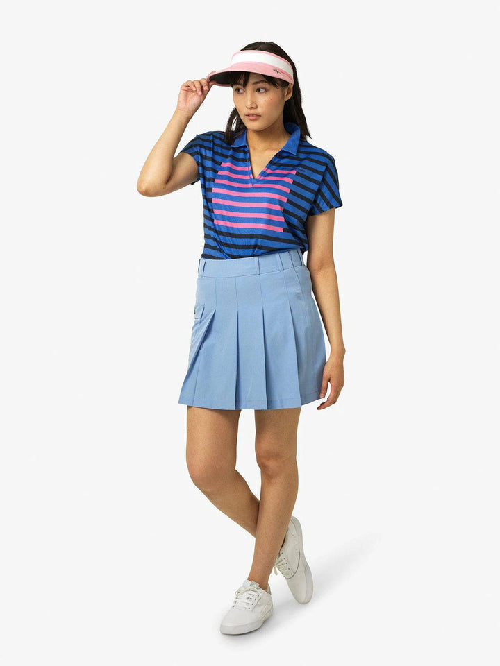 Cross Sportswear Womens Hidden Polo - AMPARO BLUE