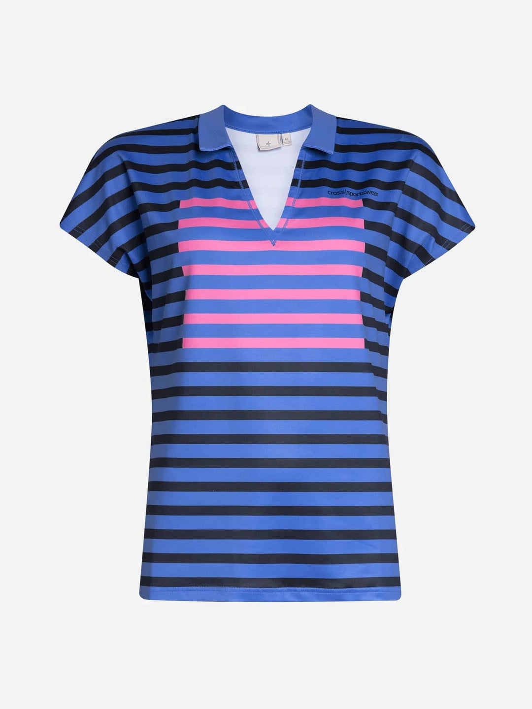 Cross Sportswear Womens Hidden Polo - AMPARO BLUE