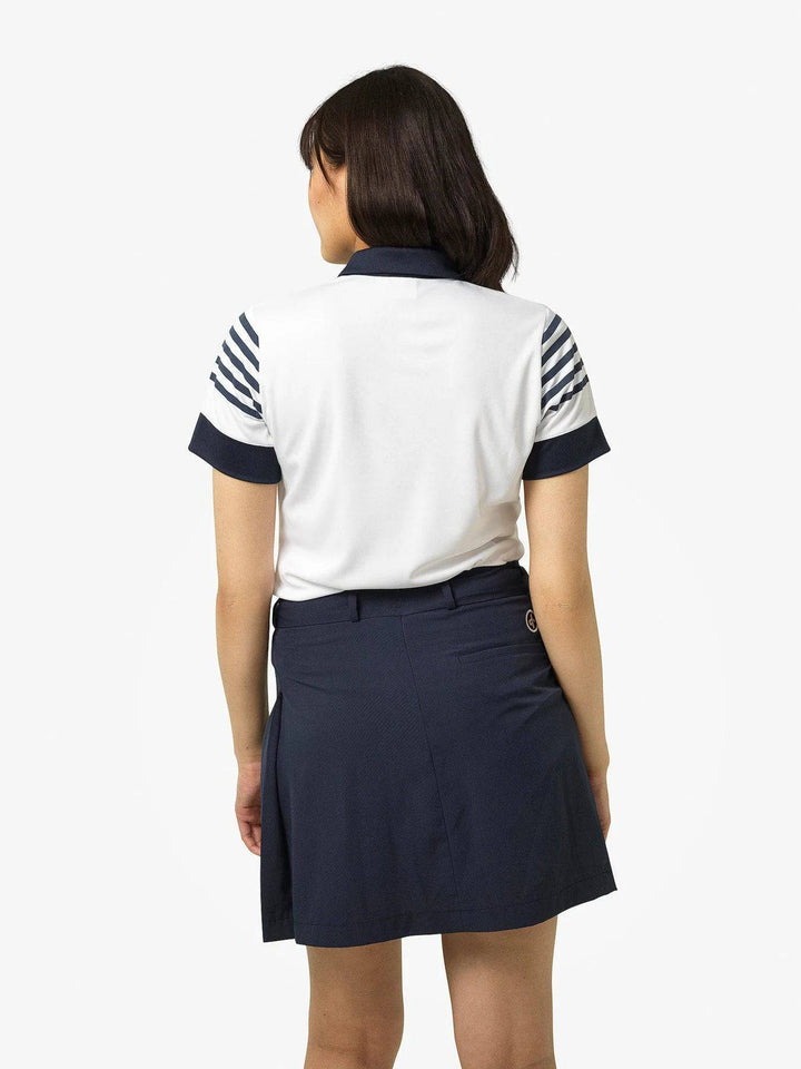 Cross Sportswear Womens Sporty Polo Short Sleeve - WHITE