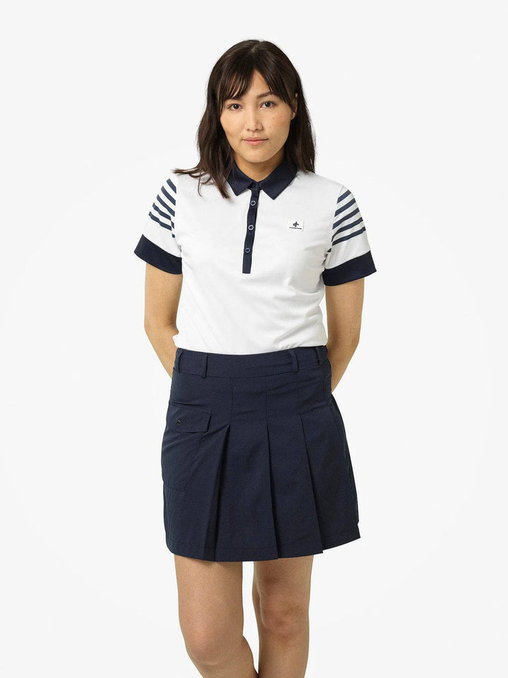 Cross Sportswear Womens Sporty Polo Short Sleeve - WHITE