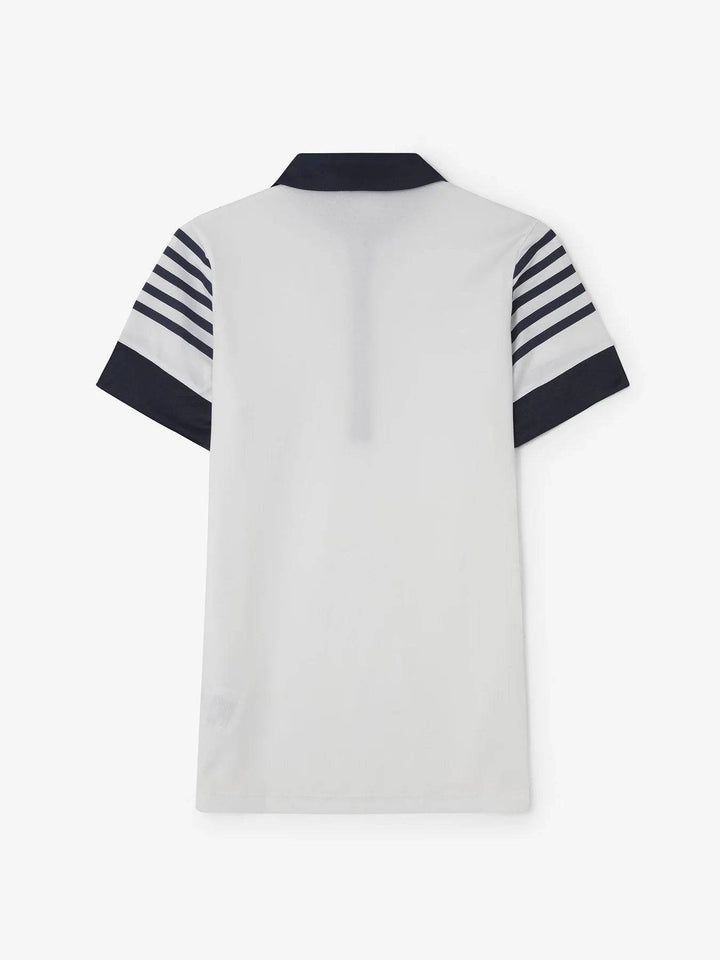 Cross Sportswear Womens Sporty Polo Short Sleeve - WHITE