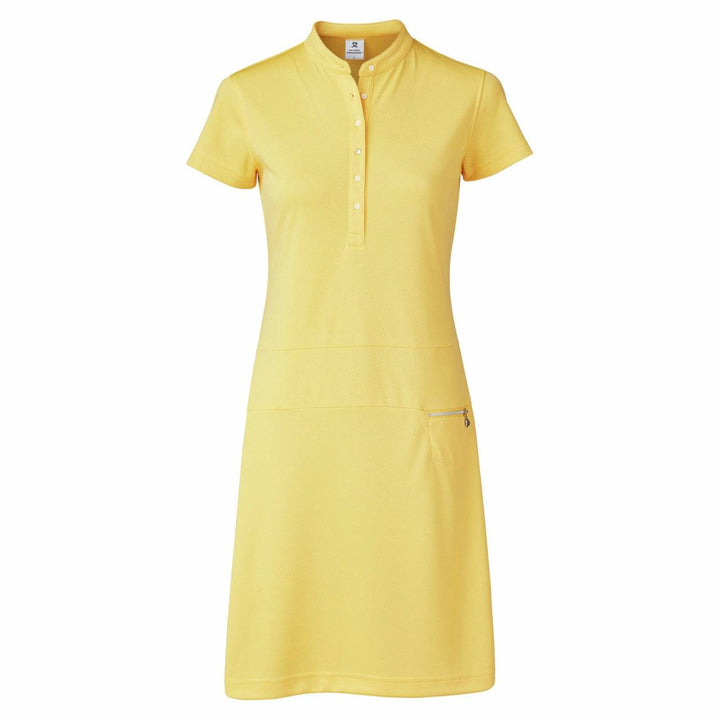 Daily Sports Womens Selena Butter Yellow Cap Sleeve Dress - BUTTER