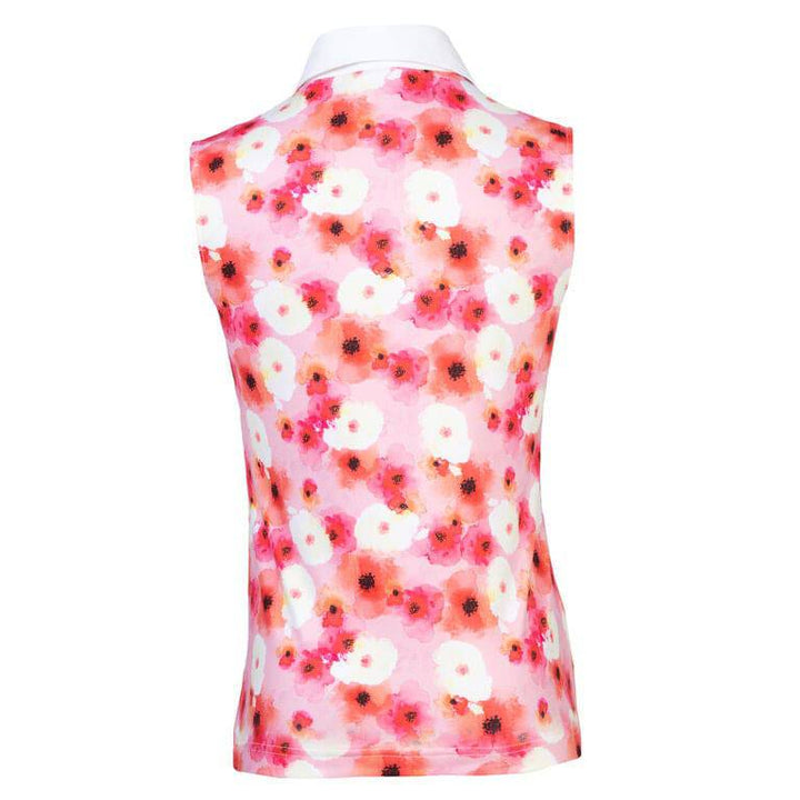 Daily Sports Womens Tori Sleeveless Polo Shirt - BLUSH
