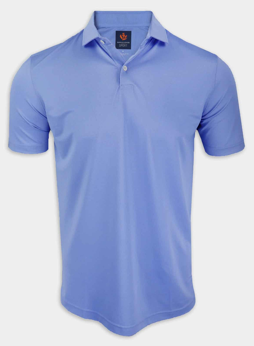 Donald Ross Men's Donny Solid Baby Pique Sport Fit Polo - PACIFIC
