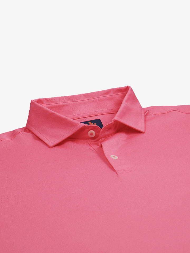Donald Ross Men's Donny Solid Baby Pique Sport Fit Polo - PRIMROSE