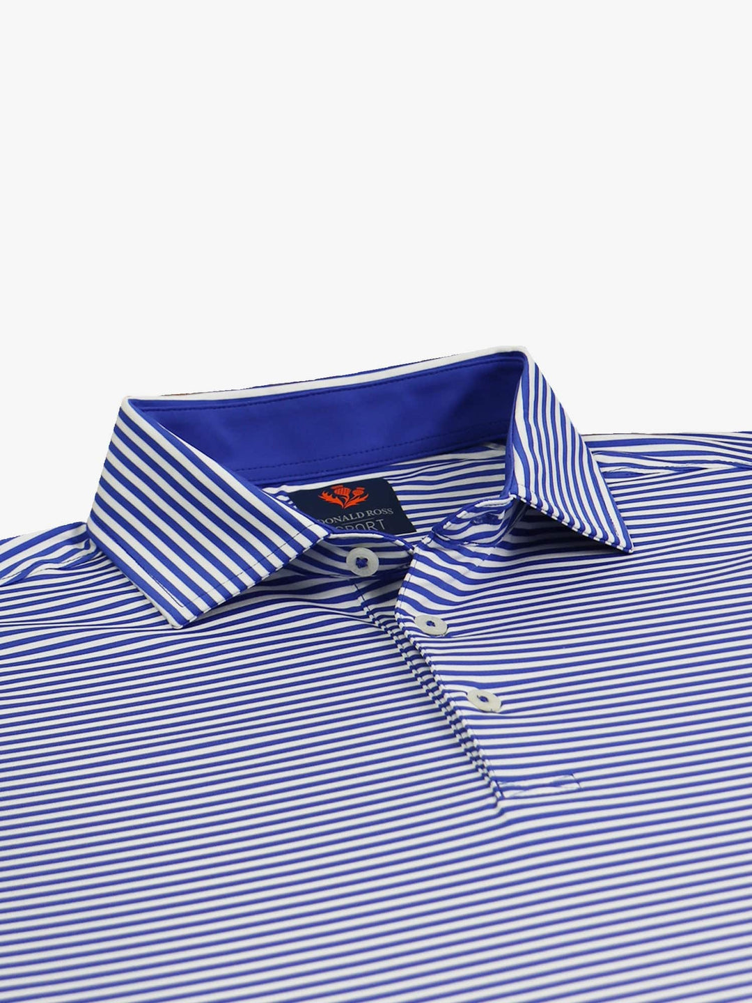 Donald Ross Men's Owen Sport Fit Polo - COBALT / CREAM