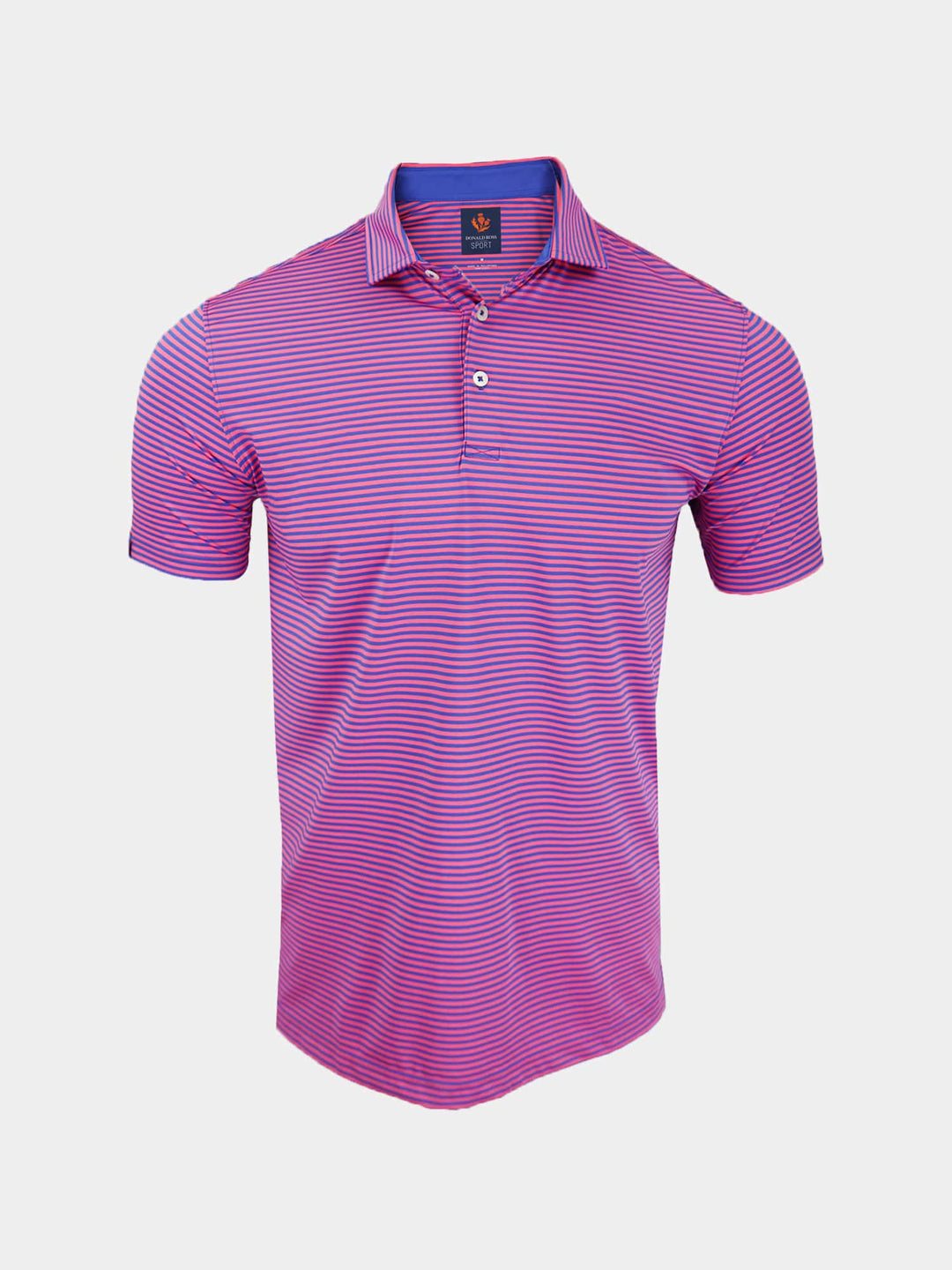 Donald Ross Men's Owen Sport Fit Polo - COBALT / PRIMROSE