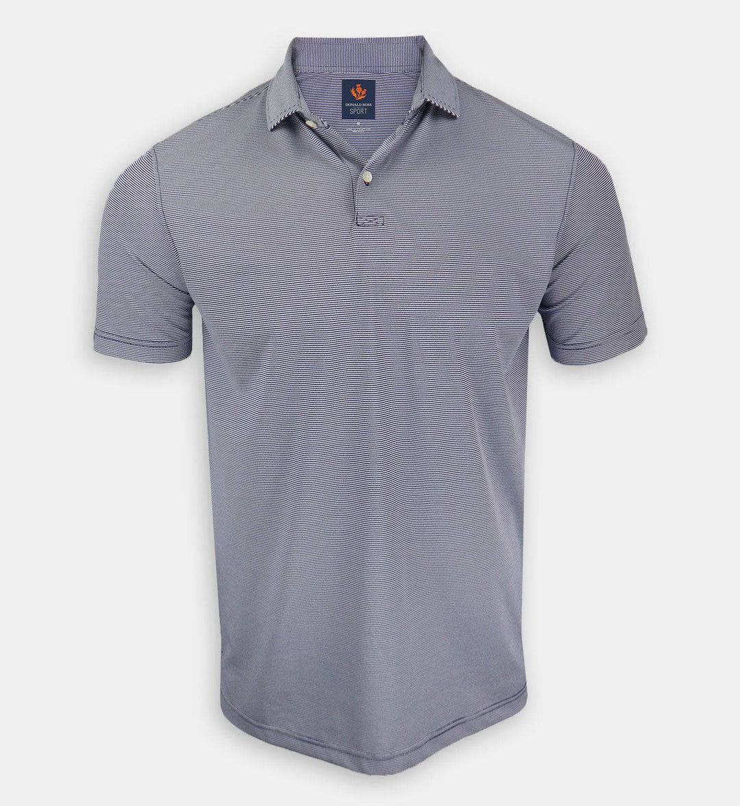 Donald Ross Men's Sport Fit Rhett Polo - NAVY / CREAM