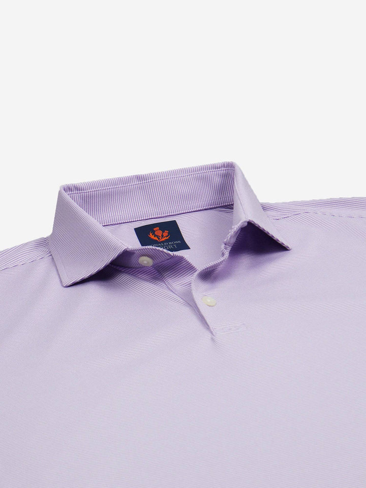 Donald Ross Men's Rhett Sport Fit Polo - WISTERIA / CREAM