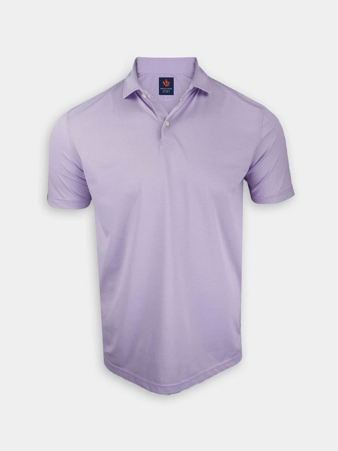 Donald Ross Men's Rhett Sport Fit Polo - WISTERIA / CREAM