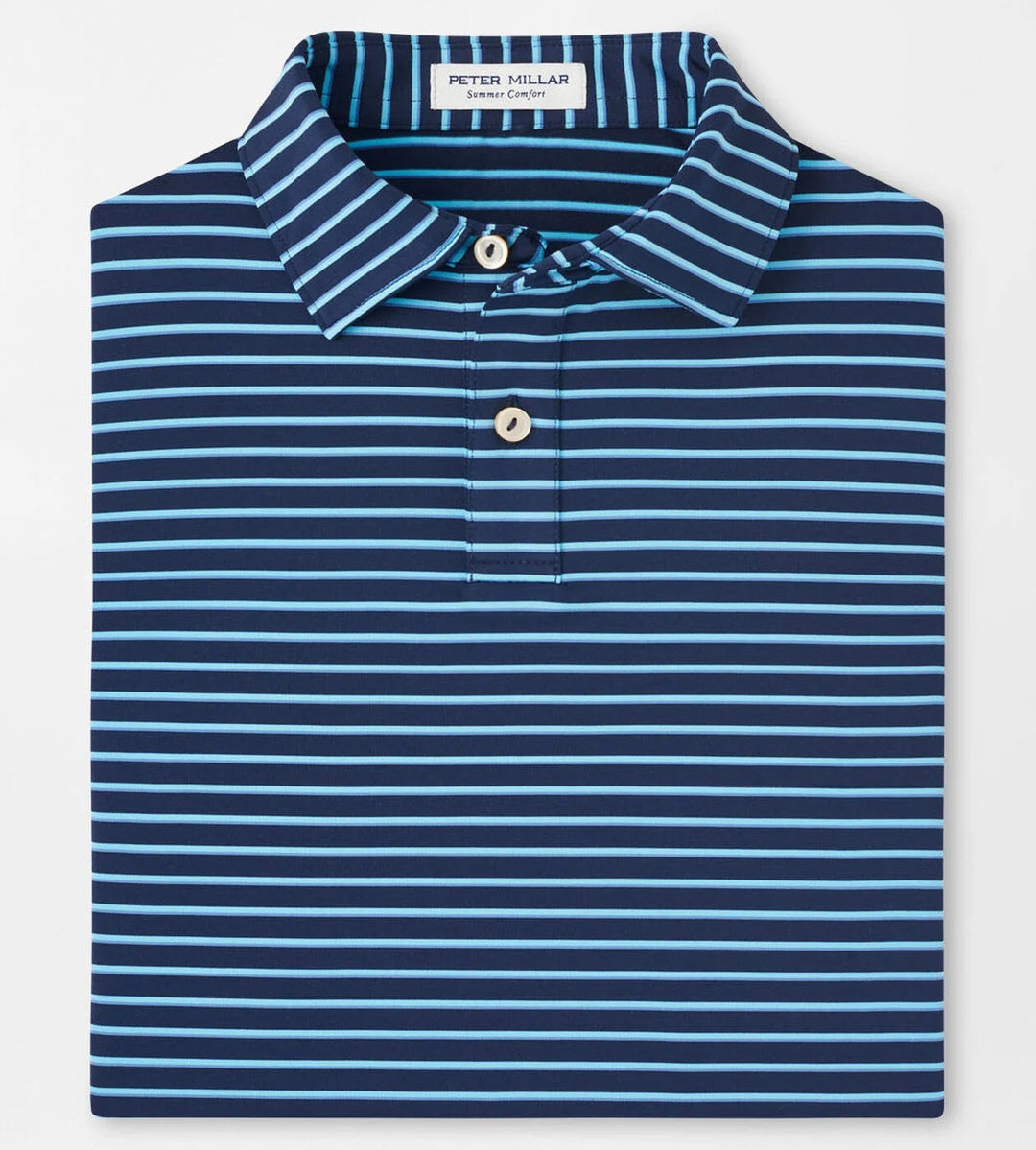 Peter Millar Youth Dunnes Performance Jersey Polo - Navy