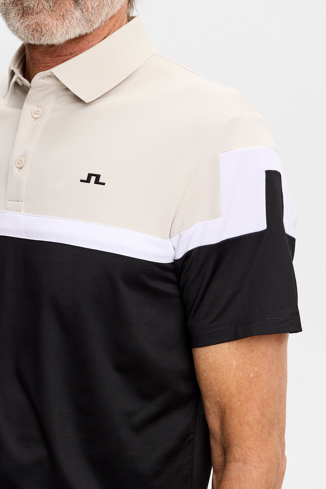 J.Lindeberg Men's Emil Polo - BLACK