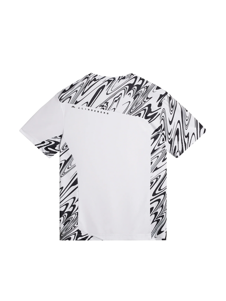 J.Lindeberg Mens Niccolo T-Shirt - LIQUIFY WHITE