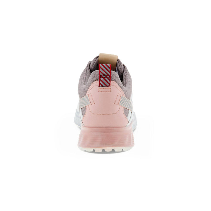 Ecco Womens S-Three Golf Shoess - WHITE/SILVER PINK