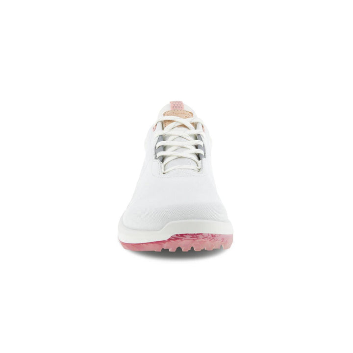 Ecco Womens Golf Biom H4 GORE-TEX Shoes - WHITE/SILVER PINK