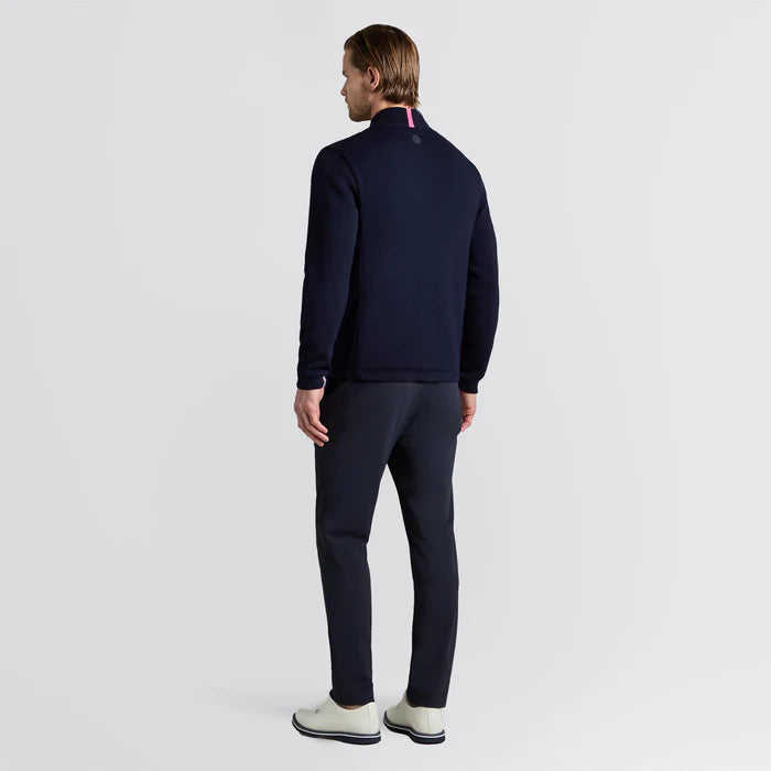 G/FORE MEN'S MERINO WOOL WINDBREAKER PULLOVER - TWILIGHT