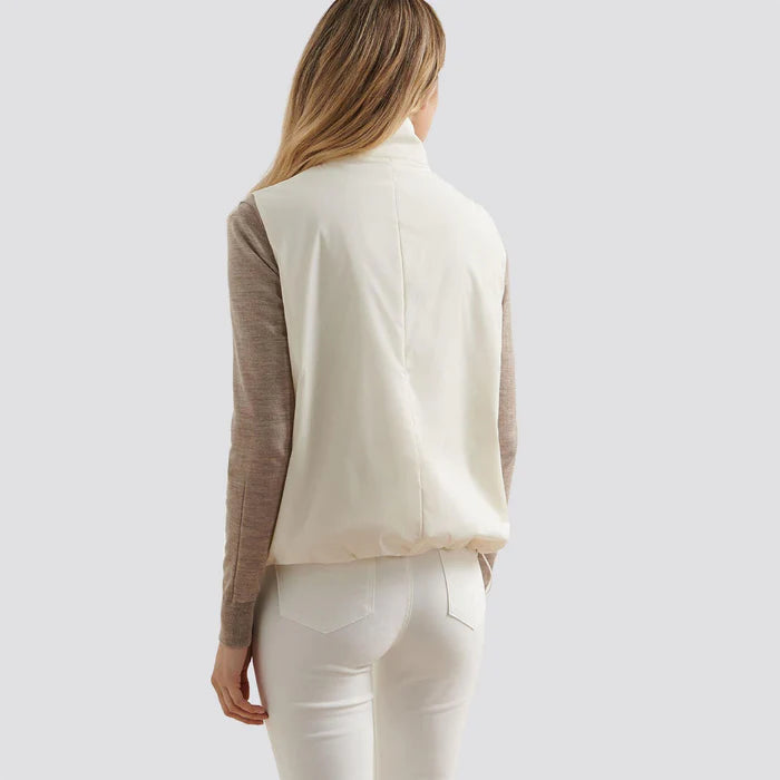 Peter Millar Women's Robinson Insulated Vest - IVORY