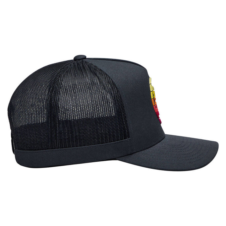 G/FORE MEN'S GRADIENT CIRCLE G'S COTTON TWILL TRUCKER HAT - CHARCOAL