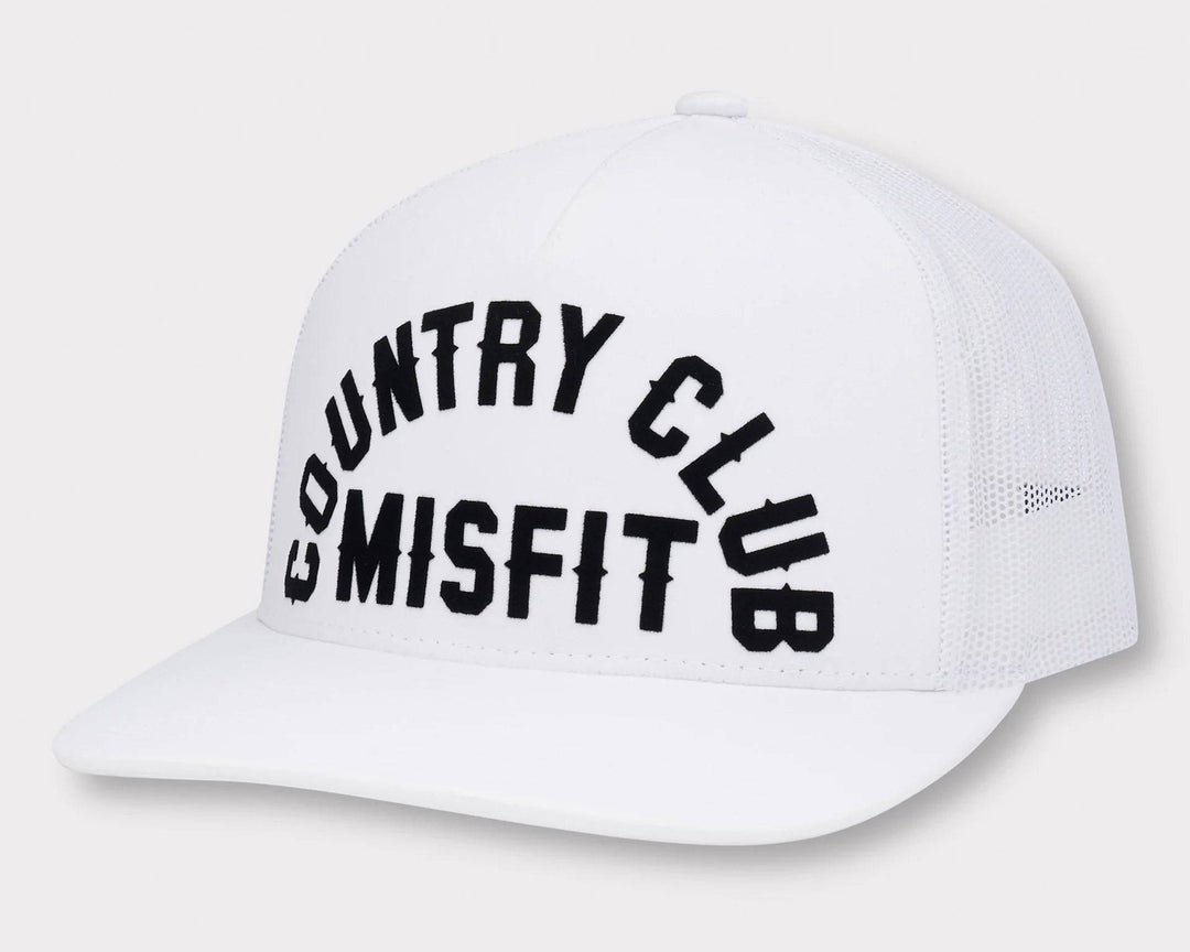 G/Fore Mens Country Club Misfit Trucker Hat - SNOW