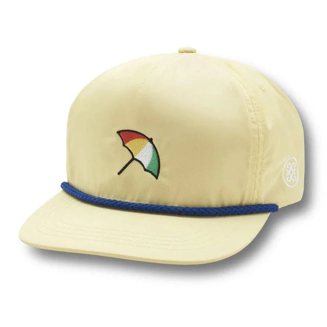 G/FORE x Arnold Palmer Men's Unstructured Rope Hat - PALE YELLOW