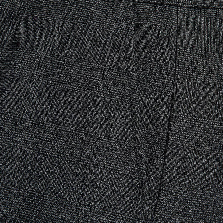 G/FORE WOMEN'S CUFFED GLEN PLAID STRETCH PLAID TROUSERS - CHARCOAL HEATHER GREY