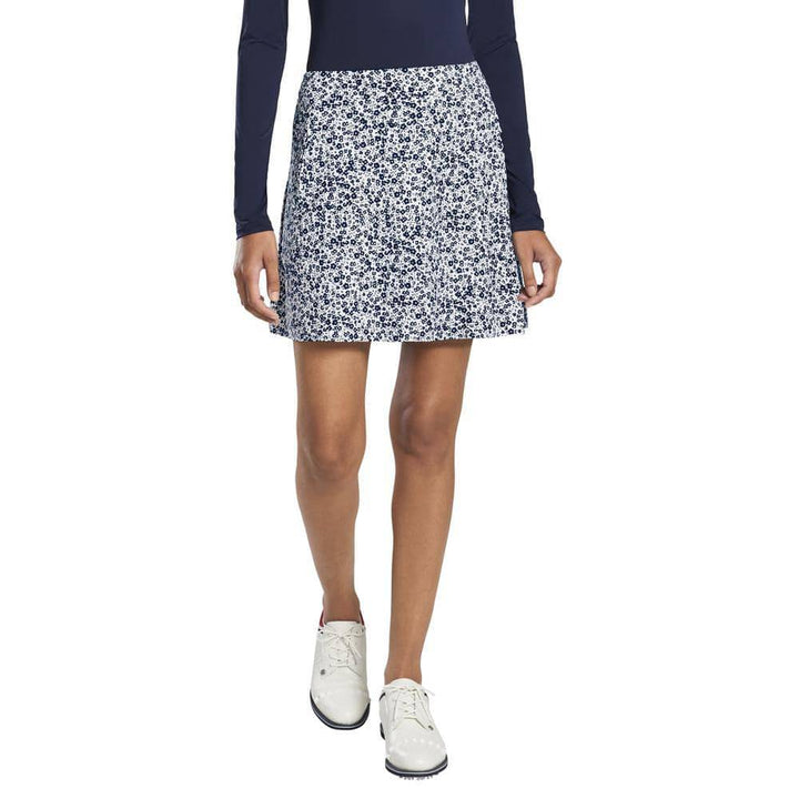 G/FORE WOMEN'S PRINT A-LINE SKORT - SNOW