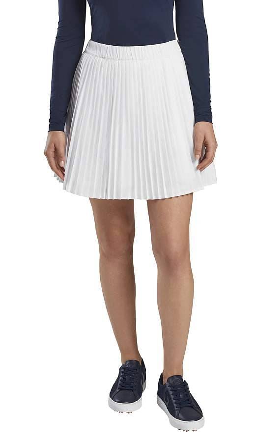 G/Fore Womens Pleated 16" Skort  - SNOW