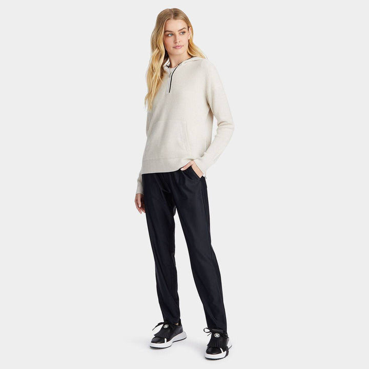 G/FORE WOMEN'S RELAXED FIT TECH NYLON TRACK PANT - ONYX