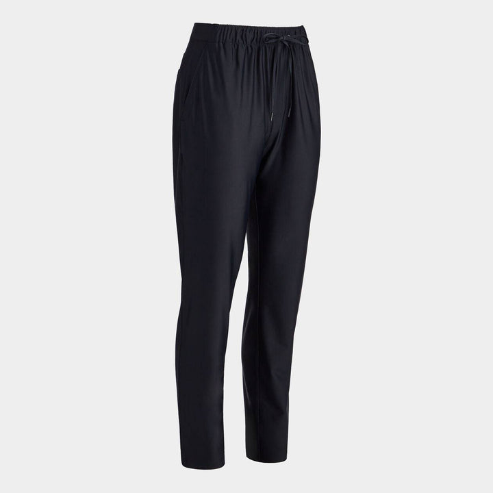 G/FORE WOMEN'S RELAXED FIT TECH NYLON TRACK PANT - ONYX