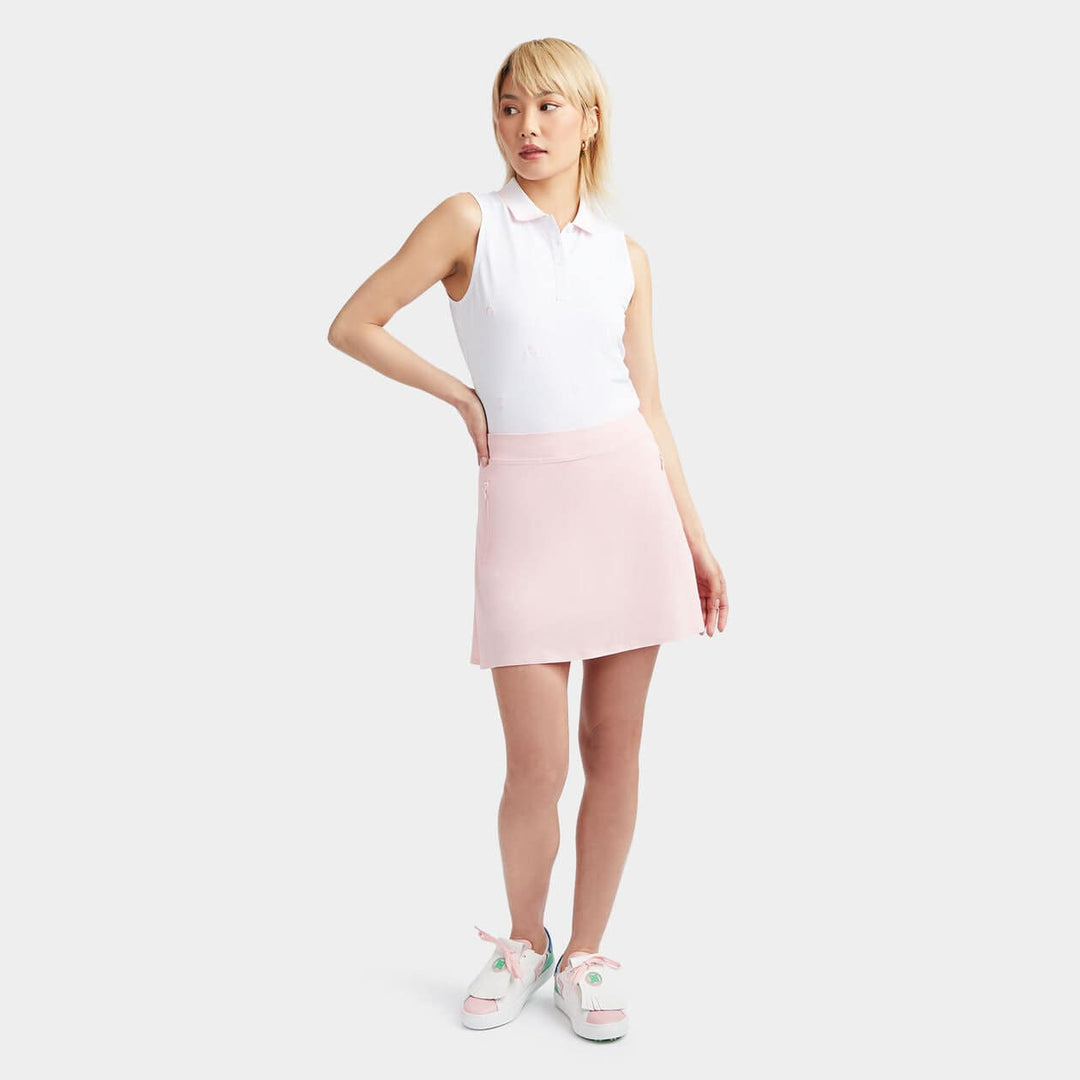 G/FORE WOMEN'S SILKY TECH A-LINE SKORT - TRIFLE