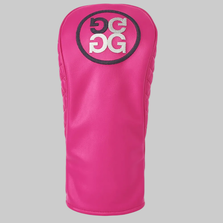 G/FORE CIRCLE G'S VELOUR-LIINED DRIVER HEADCOVER - DAY GLO PINK
