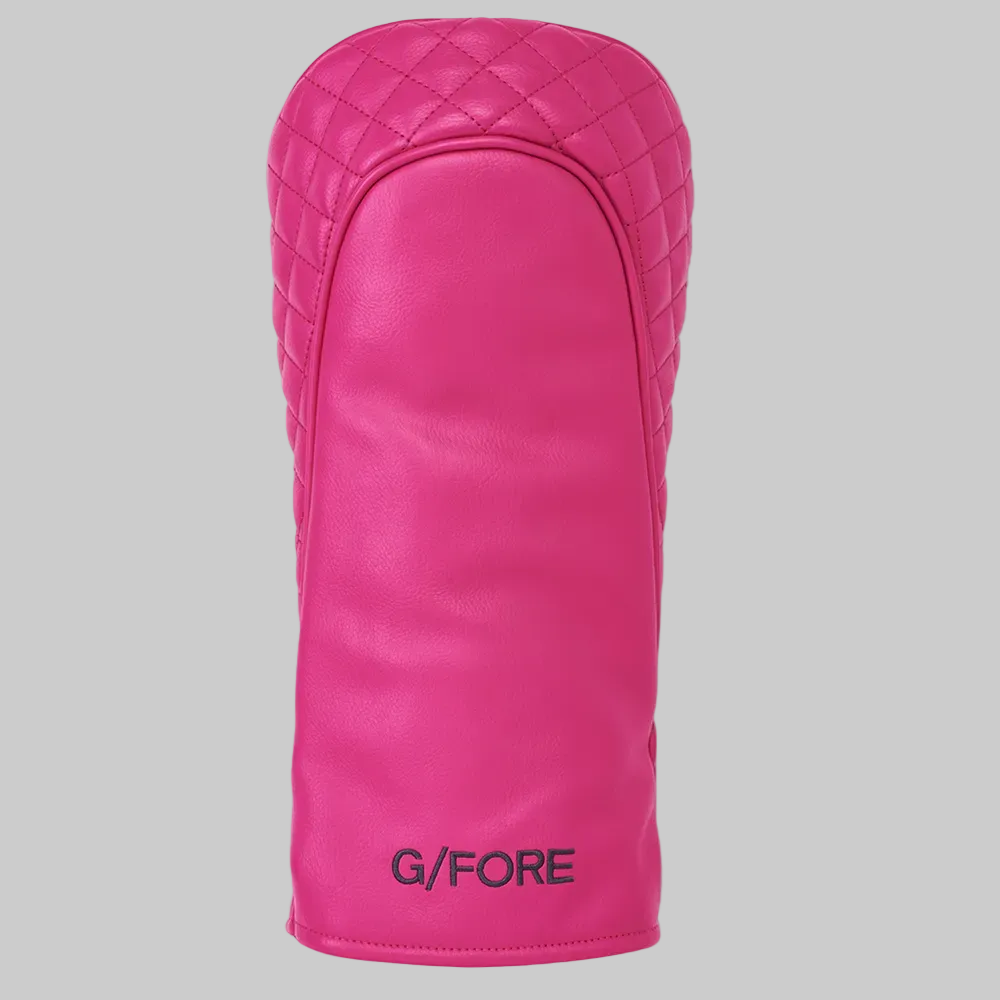 G/FORE CIRCLE G'S VELOUR-LIINED DRIVER HEADCOVER - DAY GLO PINK