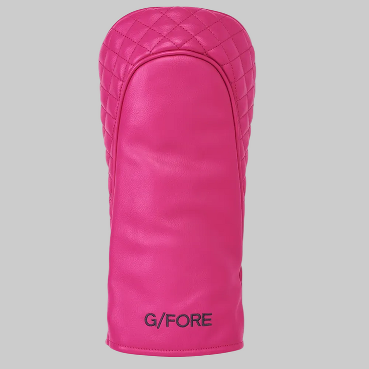 G/FORE CIRCLE G'S VELOUR-LIINED DRIVER HEADCOVER - DAY GLO PINK