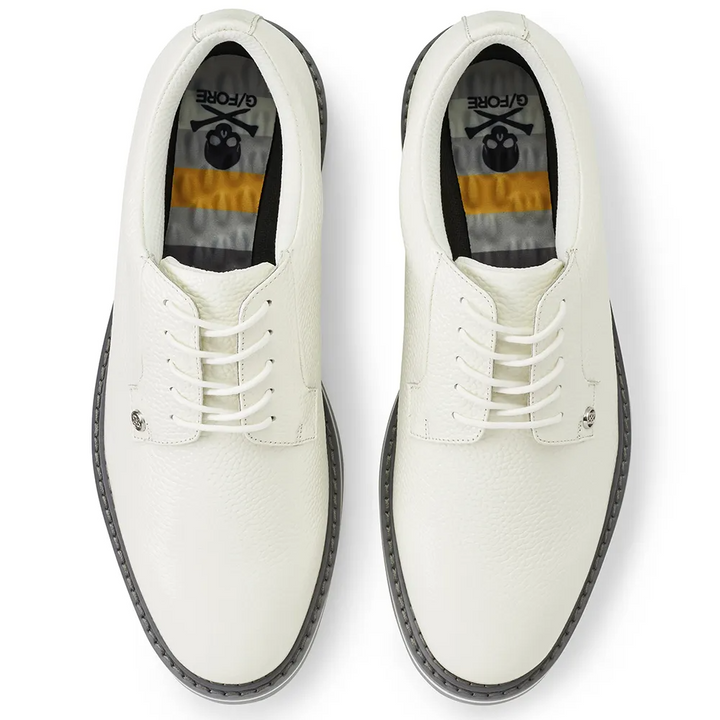 G/FORE MEN'S COLLECTION GALLIVANTER GOLF SHOE - SNOW / CHARCOAL