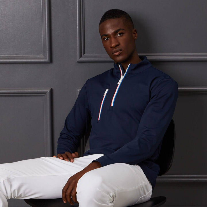 G/FORE MEN'S LTD EDITION DAYTONA TECH PULLOVER - TWILIGHT