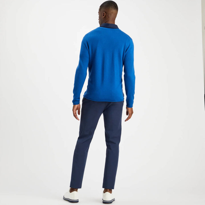 G/FORE MEN'S LOGO V-NECK MERINO WOOL SWEATER - ULTRAMARINE