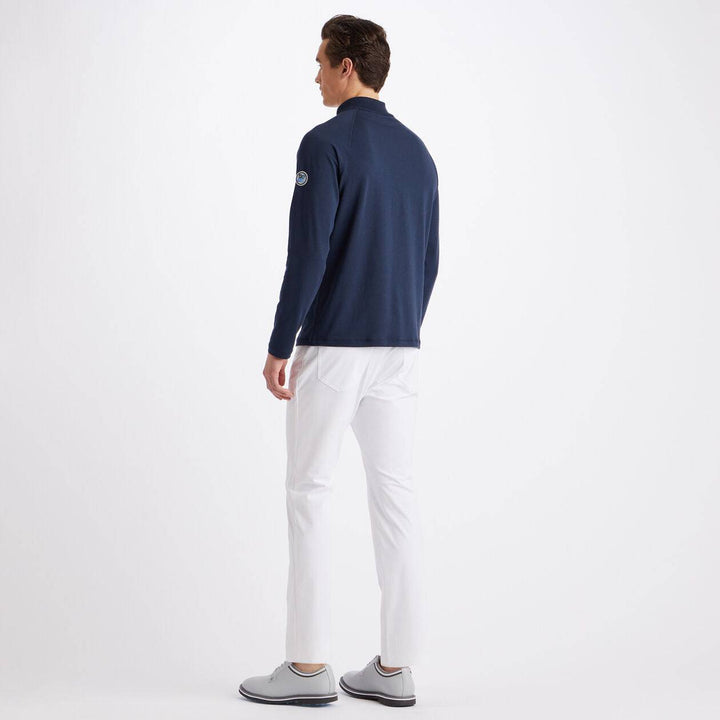 G/Fore Mens Luxe Quarter Zip Mid Layer - TWILIGHT
