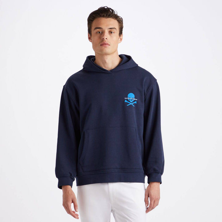 G/FORE MEN'S LTD EDITION OVERSIZED FRENCH TERRY HOODIE - TWILIGHT