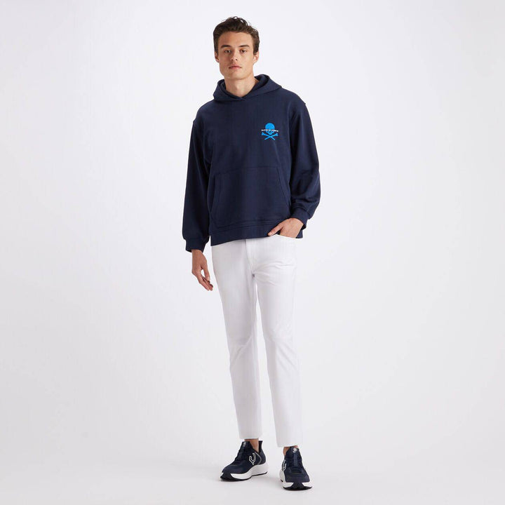 G/FORE MEN'S LTD EDITION OVERSIZED FRENCH TERRY HOODIE - TWILIGHT