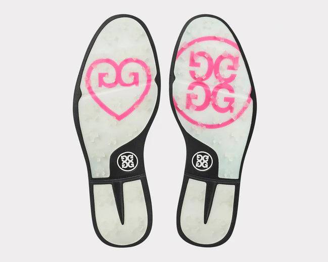 G/FORE WOMEN'S CAP TOE GALLIVANTER GOLF SHOE - SNOW / ONYX