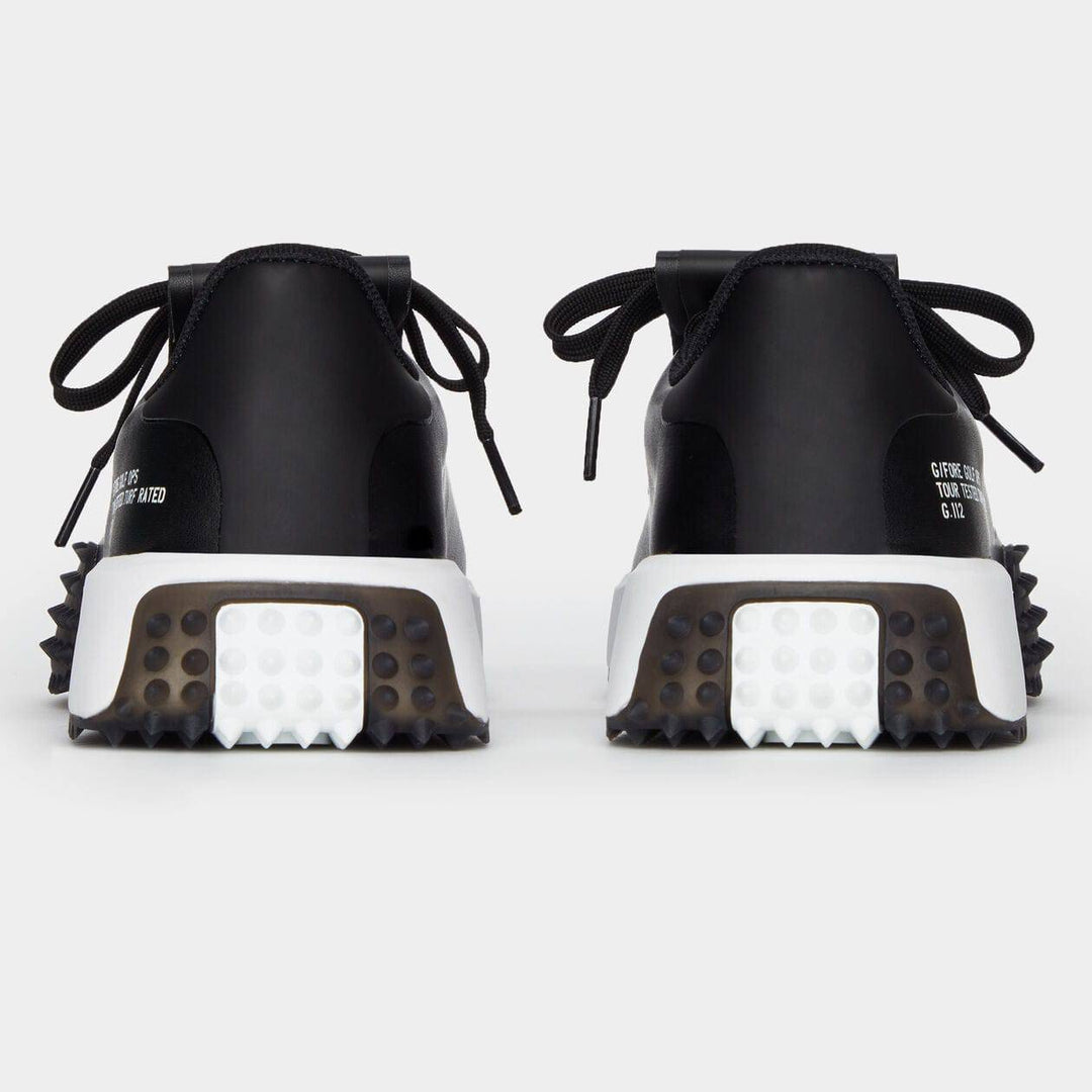 G/Fore WOMEN'S LTD EDITION G.112 P.U. LEATHER KILTIE GOLF SHOE - ONYX